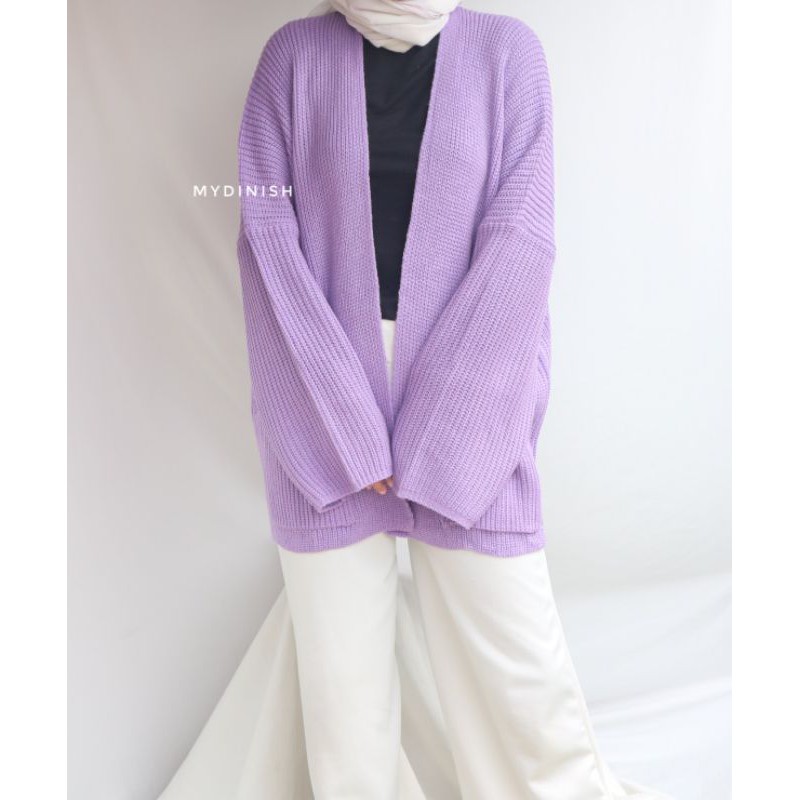 Lady Oversize - Cardigan Rajut Wanita