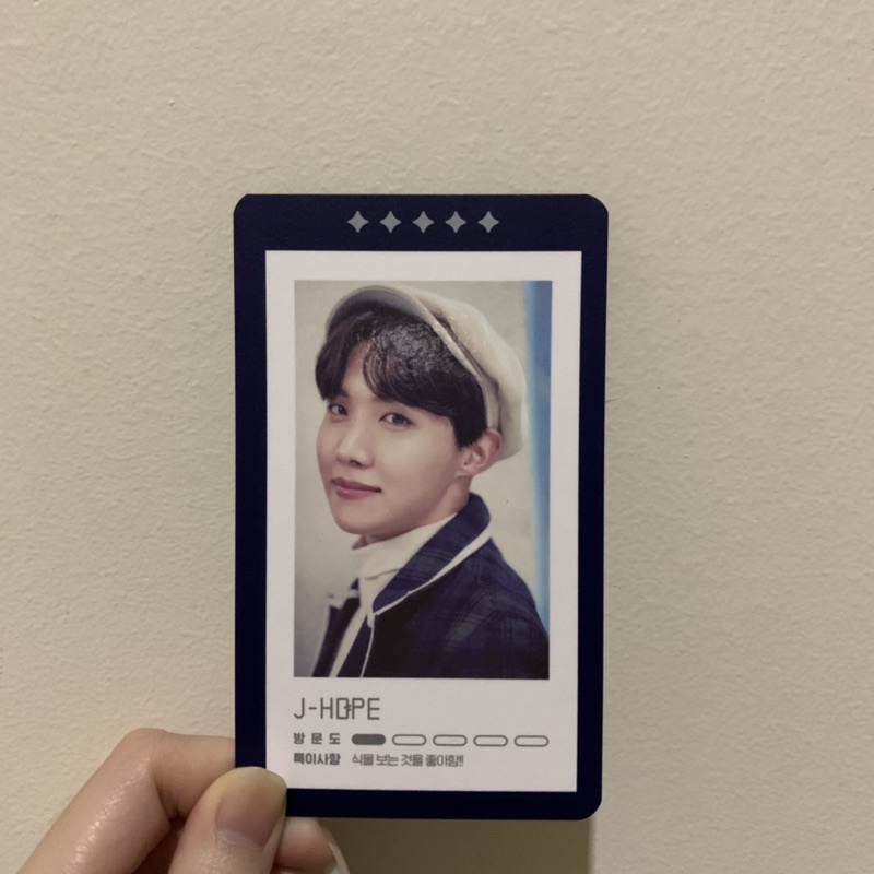 [OFFICIAL] JHOPE PHOTOCARD - GUESTBOOK CARD 5TH MUSTER BTS