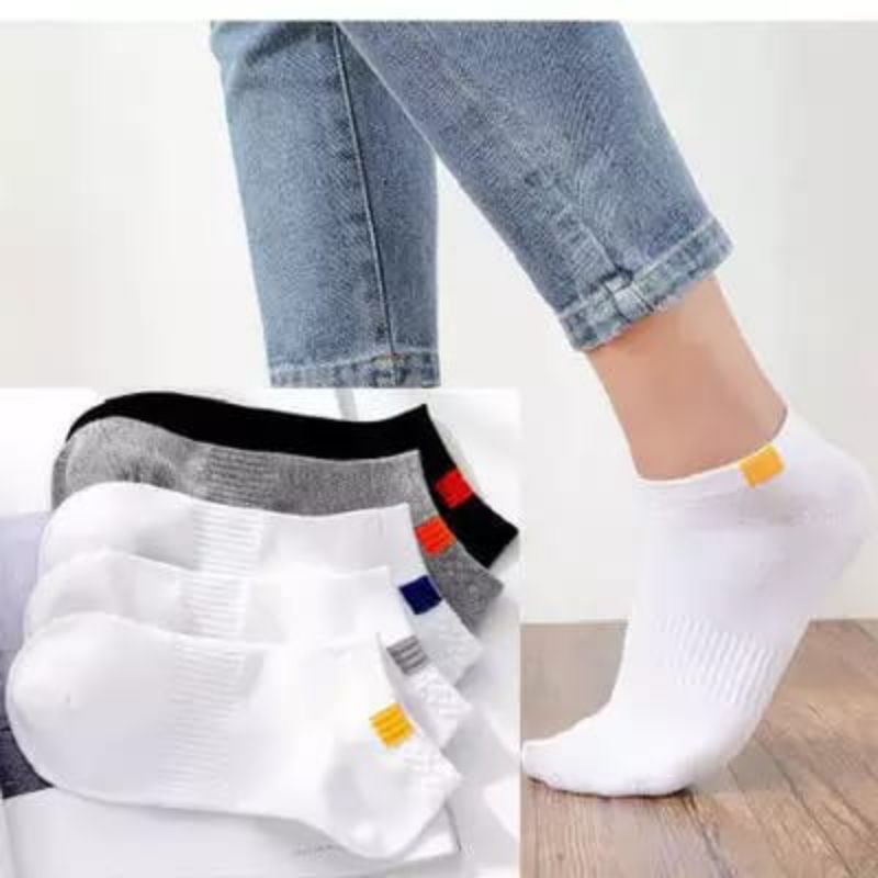 (new kotak Eangkle) kaos kaki sport pendek /kaos kaki olah raga pendek pria wanita