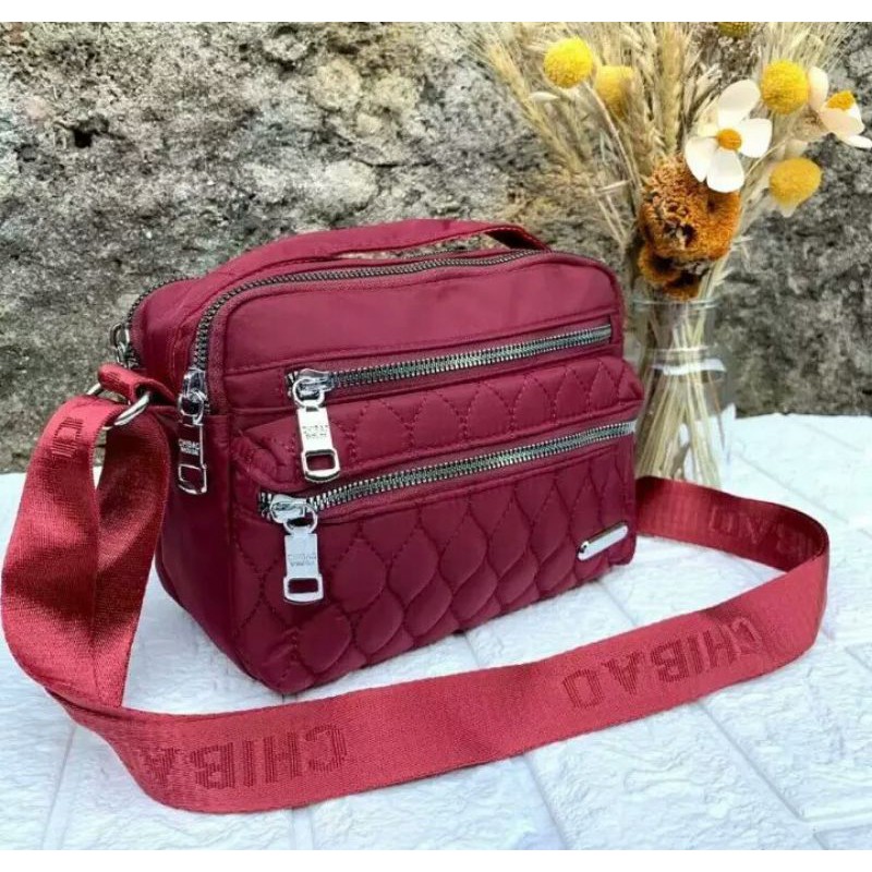 Original Tas Wanita Import Jinjing dan Selempang CHIBAO Bordir Quality Super Best Seller