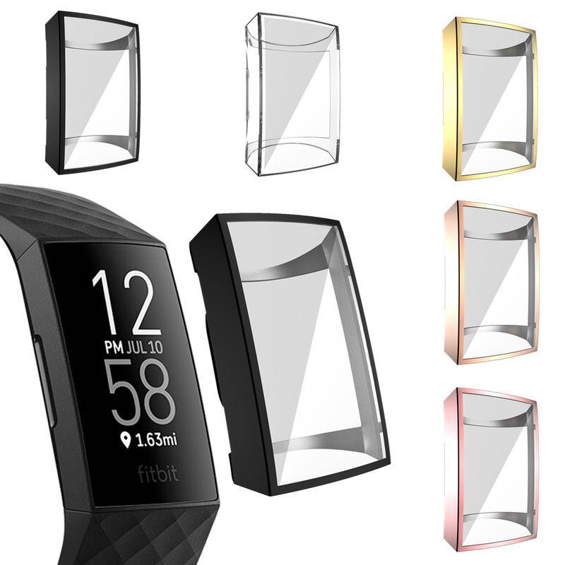 Case Bumper Pelindung Layar Bahan Tpu Untuk Fitbit Charge 5 4 3 5 Charge 4 Charge 3