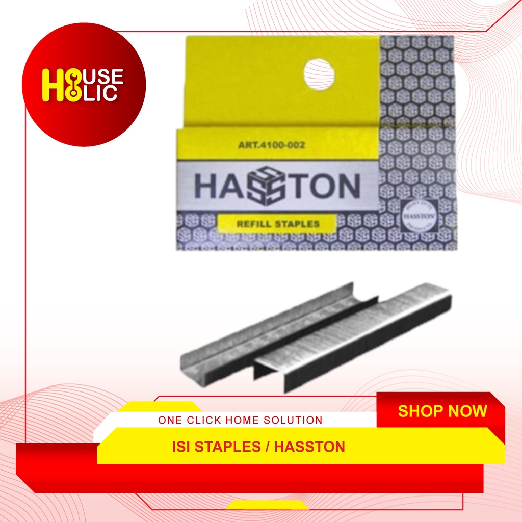 

Isi Staples 6mmx11 / Mata Staples Refill Staples Hasston 4100-002