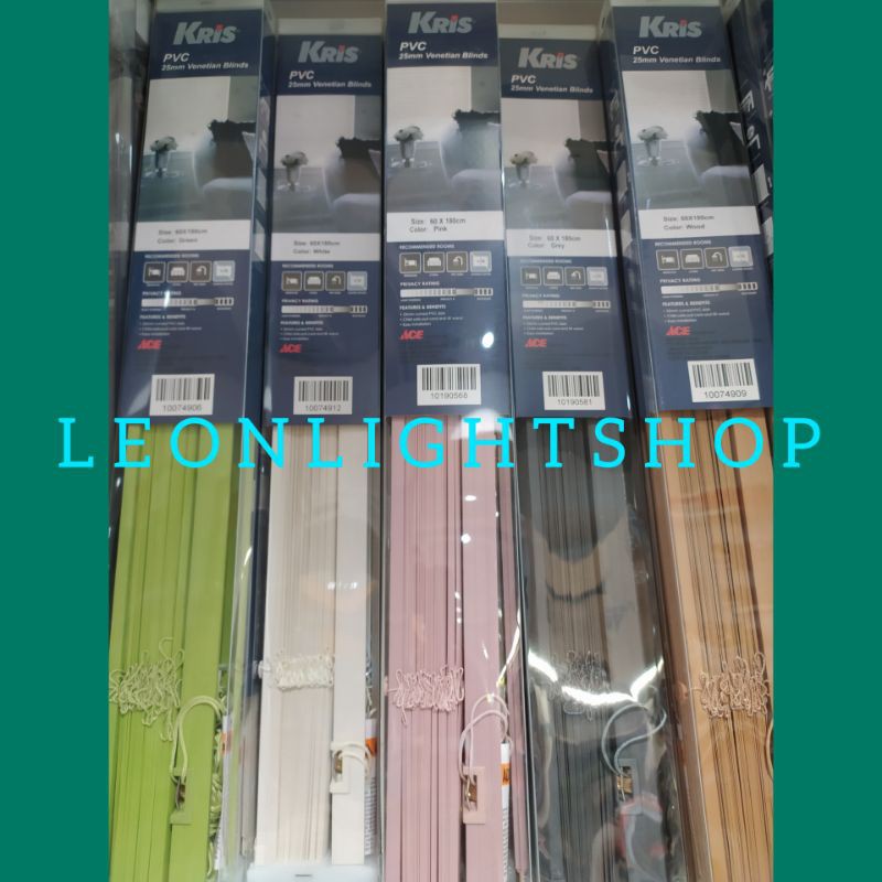 40x180CM KRIS TIRAY GULUNG PVC /ACE VENETIAN BLINDTIRAI/ACE KREI PVC/ACE HARDWARE TIRAI JENDELA PVC