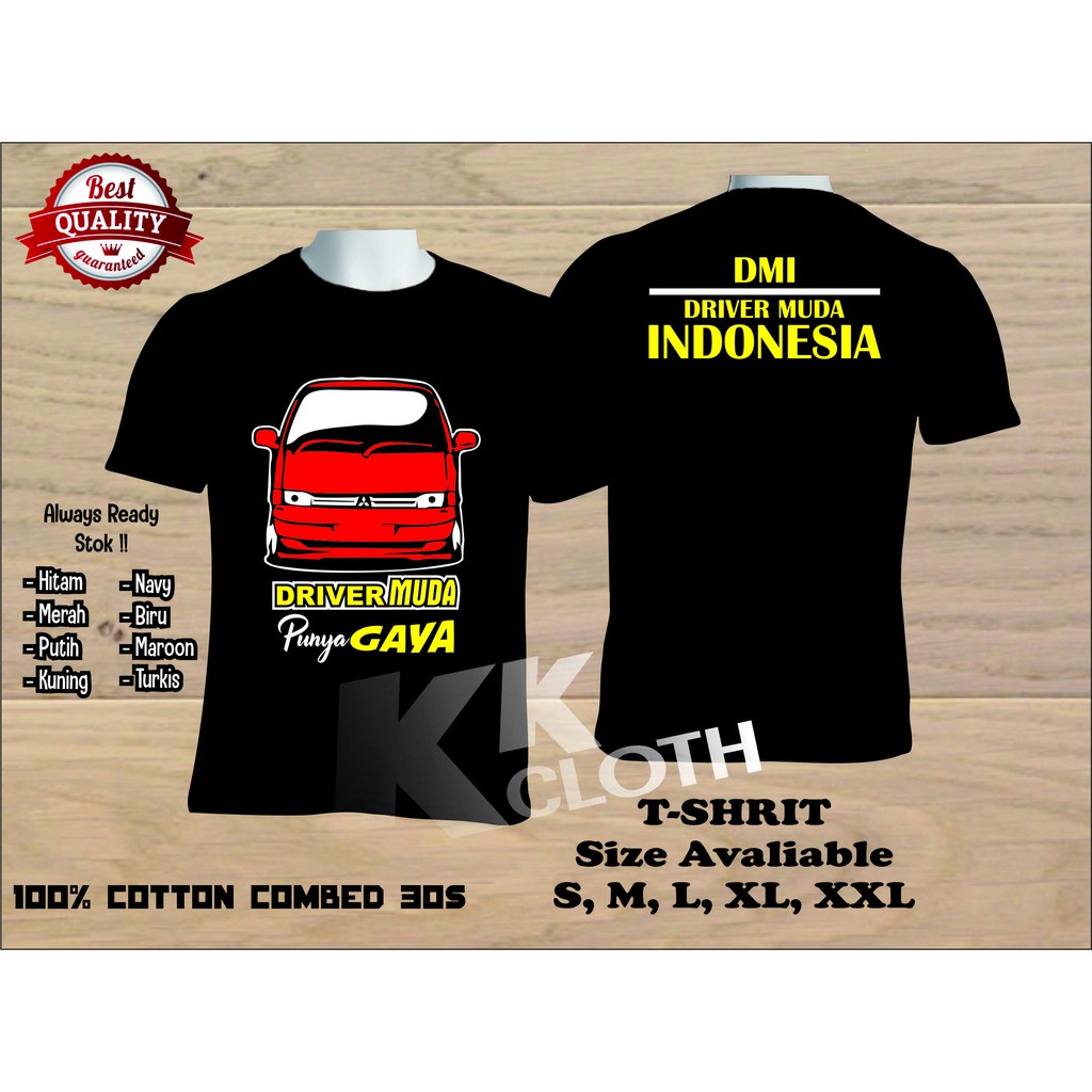 KAOS KEREN DMI II DRIVER MUDA INDONESIA