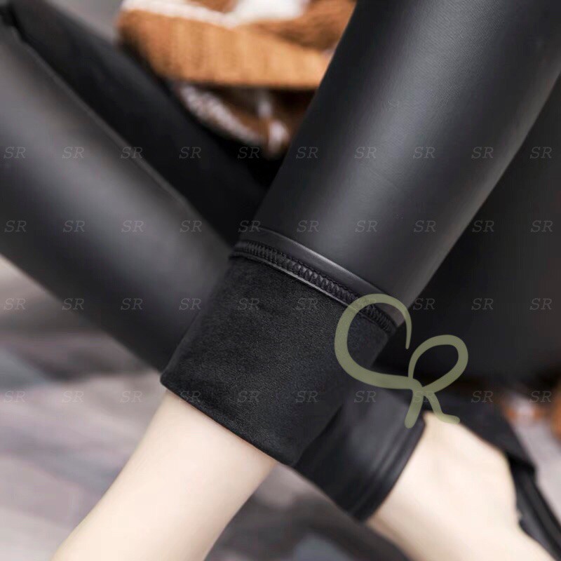 Legging Latex Kulit Tebal Highwaist Premium Import