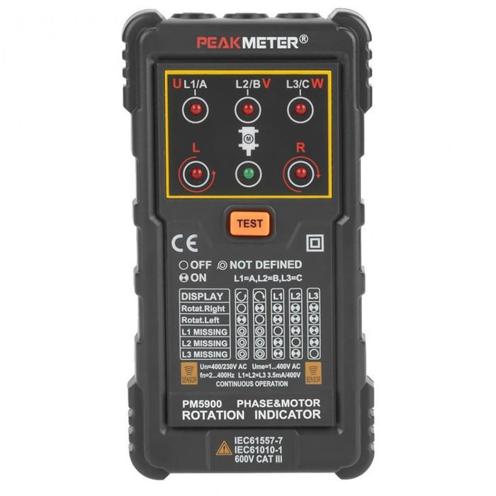 Digital 3 Three Phase Indicator Rotation Sequence Meter Tester PM5900