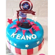 

CAKE CAPTAIN AMERICA full fondant