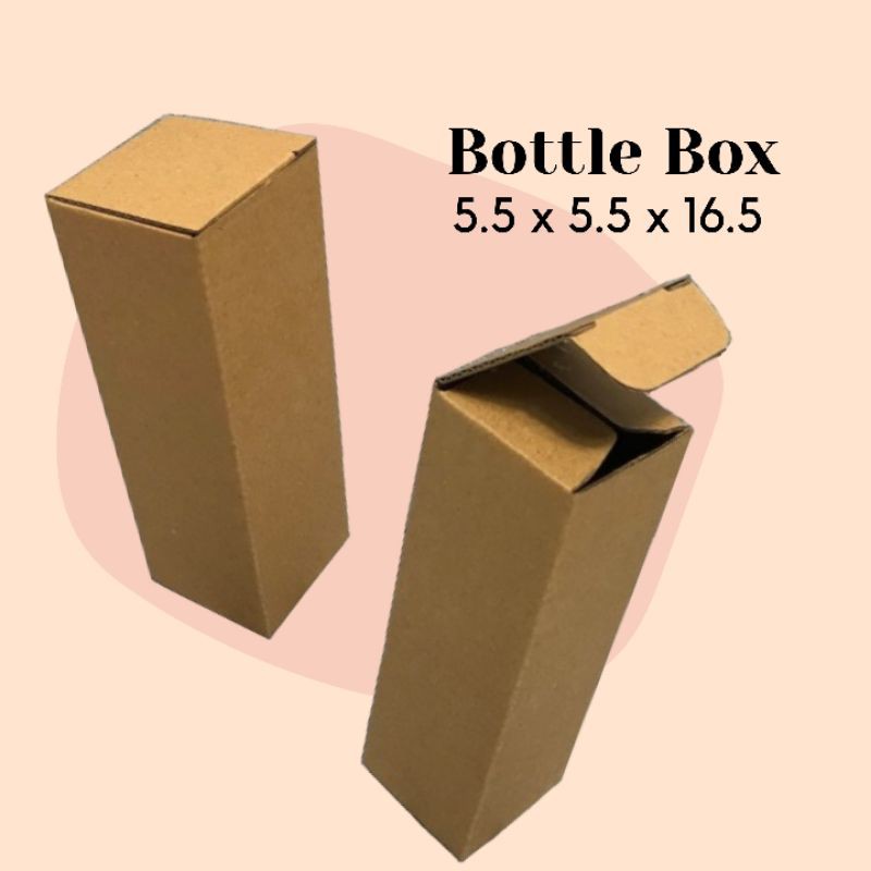 

BOTTLE BOX // KARDUS BOX DIE CUT 5.5x5.5x16.5/ PACKAGING KARDUS KARTON // KEMASAN BOTOL / DUS BOTOL