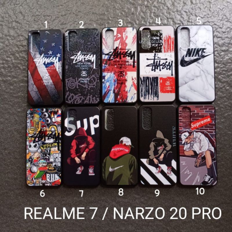 Case gambar Realme 7 . Narzo 20 Pro motif cowok ( 6 motif ) soft softcase softshell silikon cover casing kesing housing