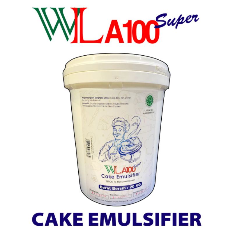 

Pengembang Kue/SP (Cake Emulsifier WLA100 Super) 20Kg