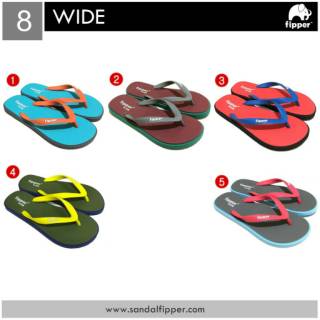  SANDAL  PRIA  FIPPER WIDE UK 38 46  SEMUA UKURAN  FIPPER 