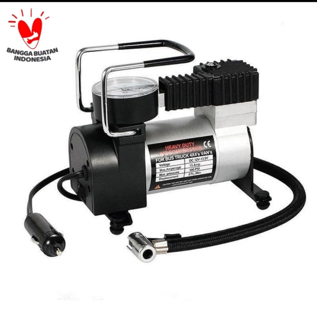KOMPRESOR MINI / POMPA BAN MINI MOBIL / ALAT POMPA MOBIL COLOK LIGHTER