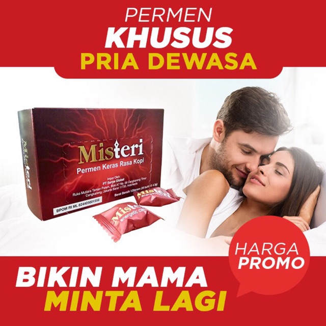 

Permen misteri original, permen keras rasa kopi (jamin original) / UNTUK VITALITAS PRIA