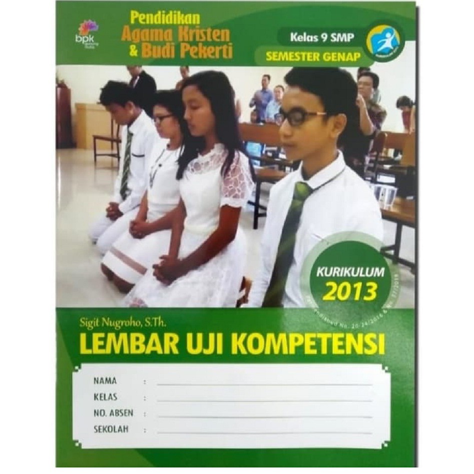 LUK/LKS Agama Kristen semester Genap kelas 9 SMP