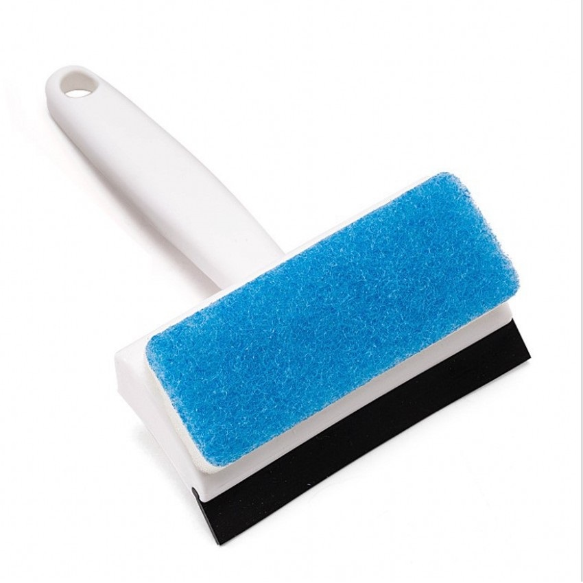 Household Cleaning Brushes Bath Kitchen Table Glass Cleaner Brush Scraping &amp; Washing Dual Purpose Shower Basin Window Cleaning Tools