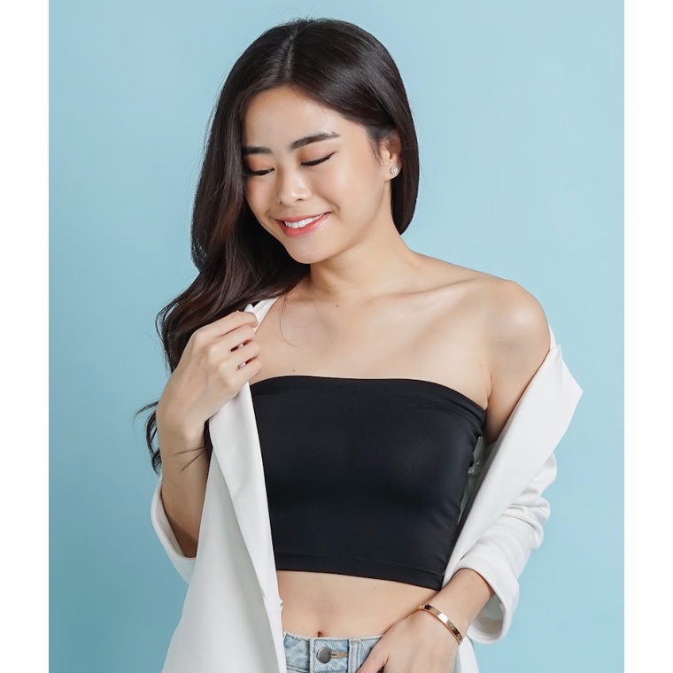 MODAVIE - CHLOE Tube Crop Top Kemben Pendek Wanita