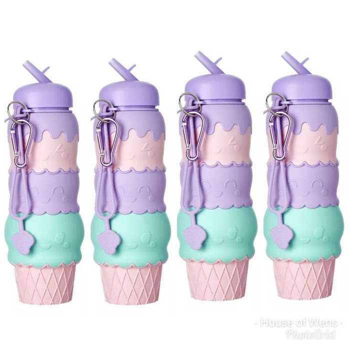 Jual SMIGGLE ICE CREAM SILICONE BOTTLE   BOTOL MINUM SMIGGLE