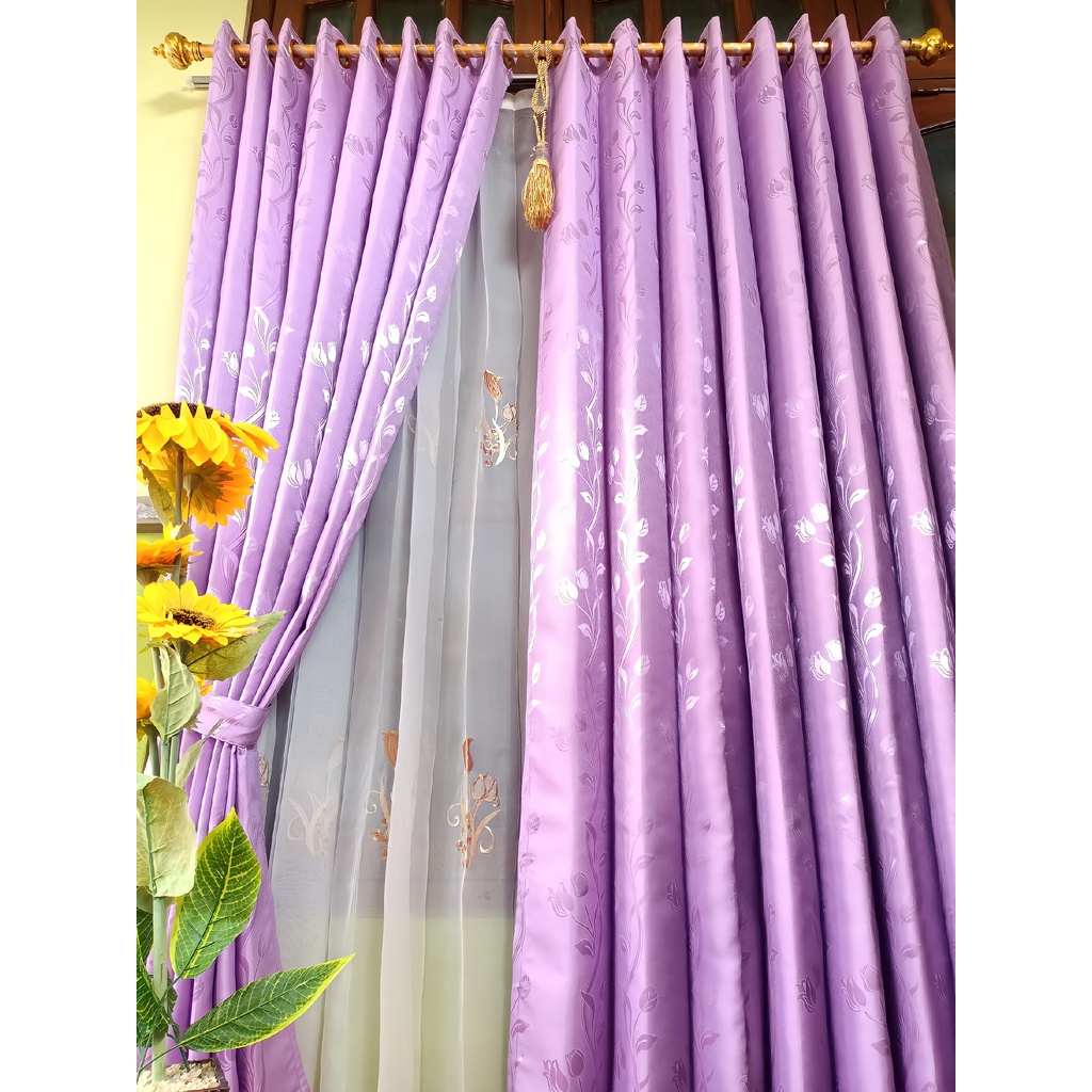 Gorden Jendela Pintu Polos Gorden Smokring Polos Gorden Minimalis Gorden Jendela Horden Tirai