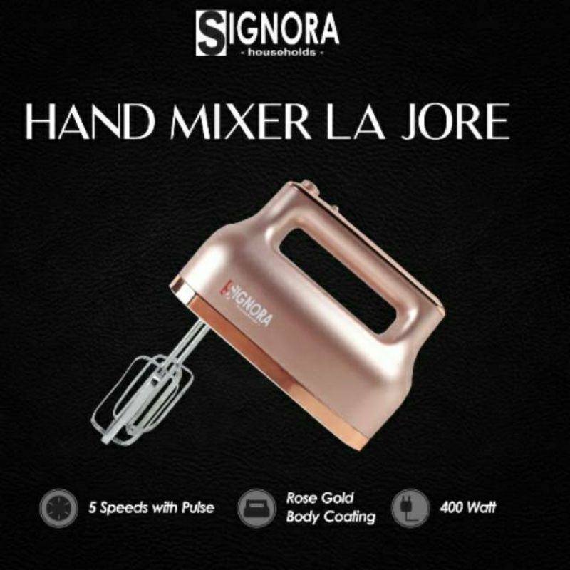 Hand Mixer Signora La Jore rose gold