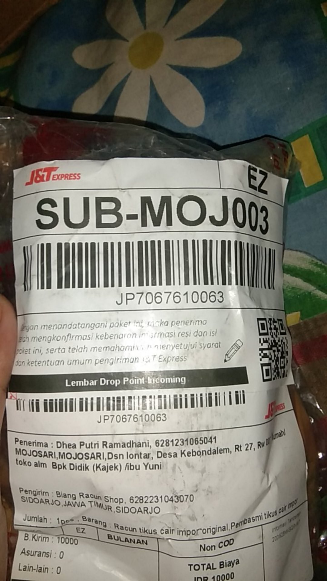 Pembasmi Tikus Tetes Impor Original