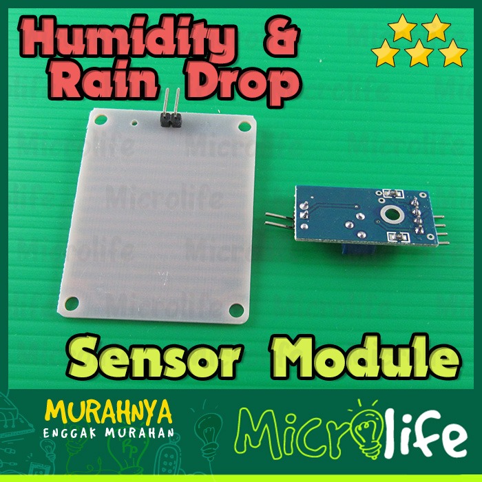 Humidity and Rain Drop Module Sensor Air Hujan dan Kelembaban