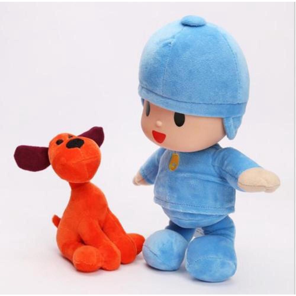 6pcs Mainan Boneka Plush Pocoyo Elly Pato Loula Untuk Anak Perempuan