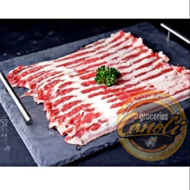 

Daging Slice Yakiniku / US Beef Slice 500 Gr/Shabu Sukiyaki