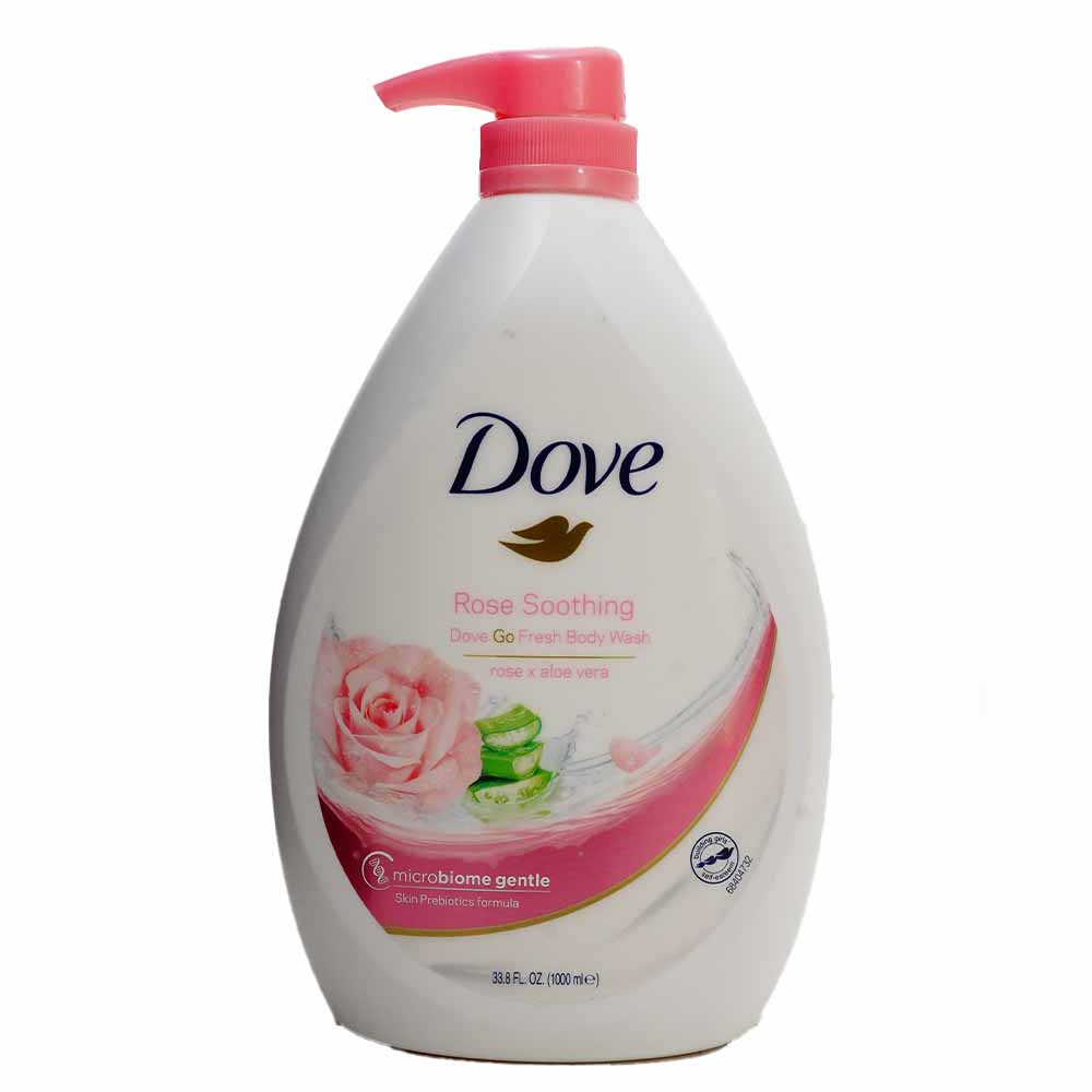 Dove Go Rose Soothing Fresh Body Wash - ROSE x ALOE VERA (1000mL)