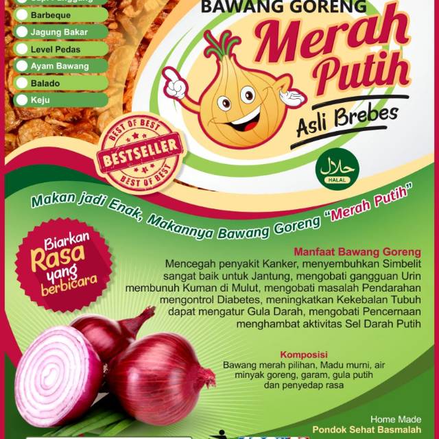 

Bawang Goreng asli Brebes