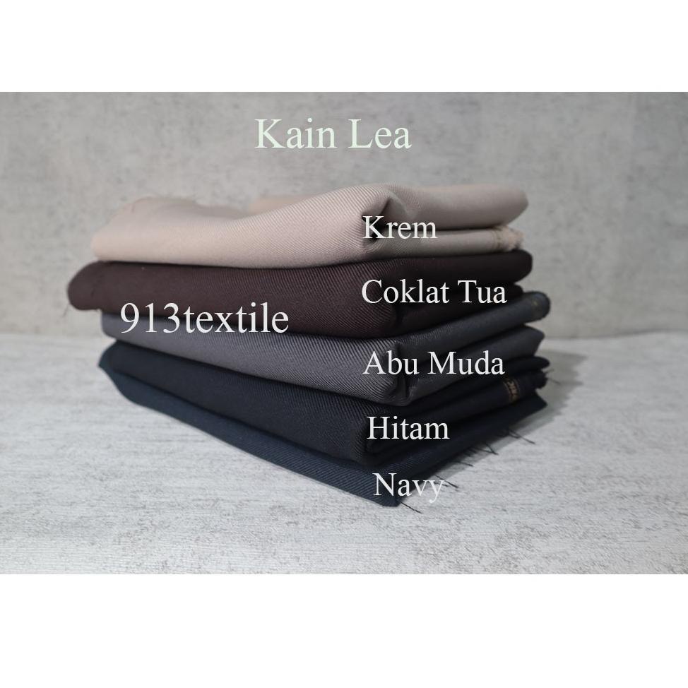 Bahan Kain Denim Lea Gabardine Permanent Press Celana Formal B6O2