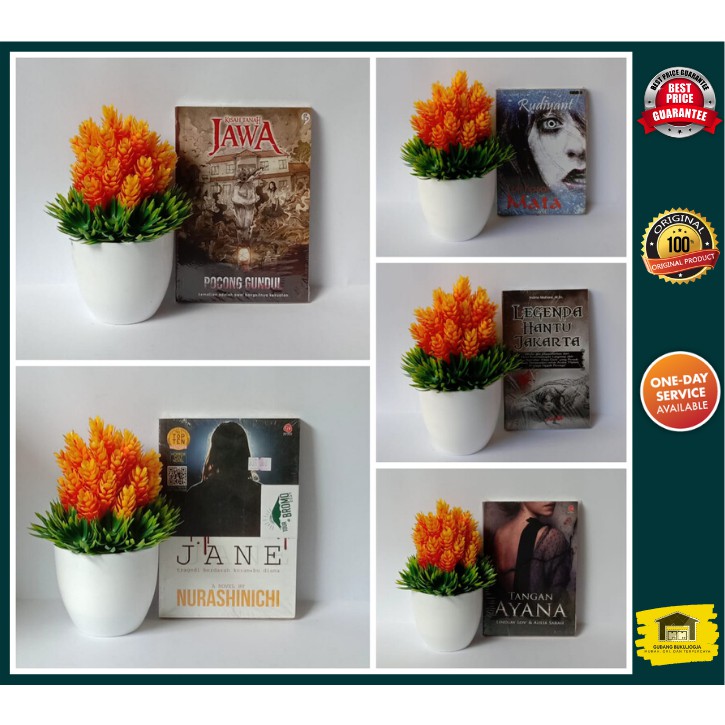 PAKET 5 BUKU Novel Horor Kisah Tanah Jawa Pocong Gundul (5)