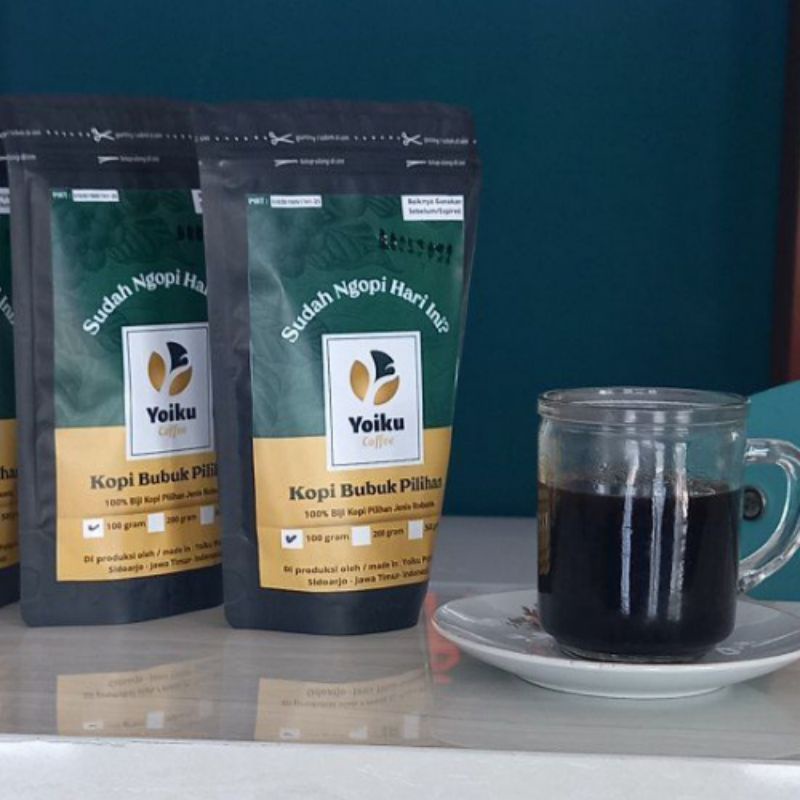 

Kopi Bubuk Murah Kopi Robusta Yoiku 50 gram