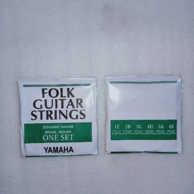 Senar gitar Yamaha folk akustik string