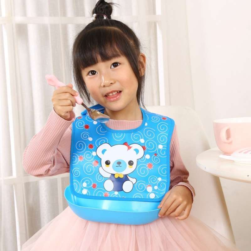 SLABBER Bayi CELEMEK MANGKUK silicon mangkok Tadah Makan Anak &amp; Bayi chn