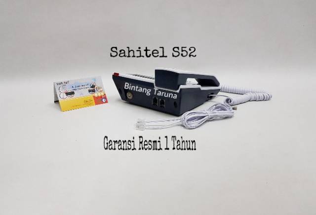 Telepon Kabel Sahitel S52 Cable Phone Sahitel S-52 (Putih)