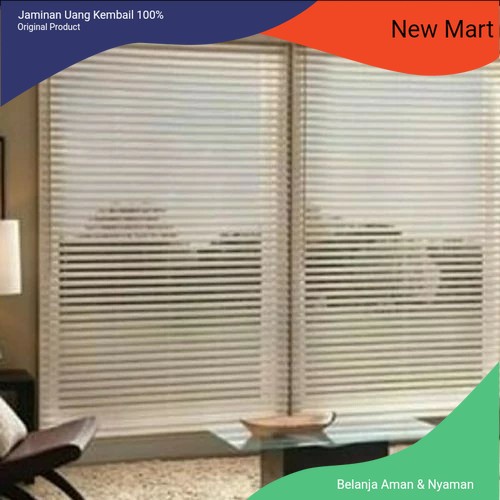 Tirai tarik/ jendela / Lipat/bahan PVC/Venetianblind berbagai macam ukuran