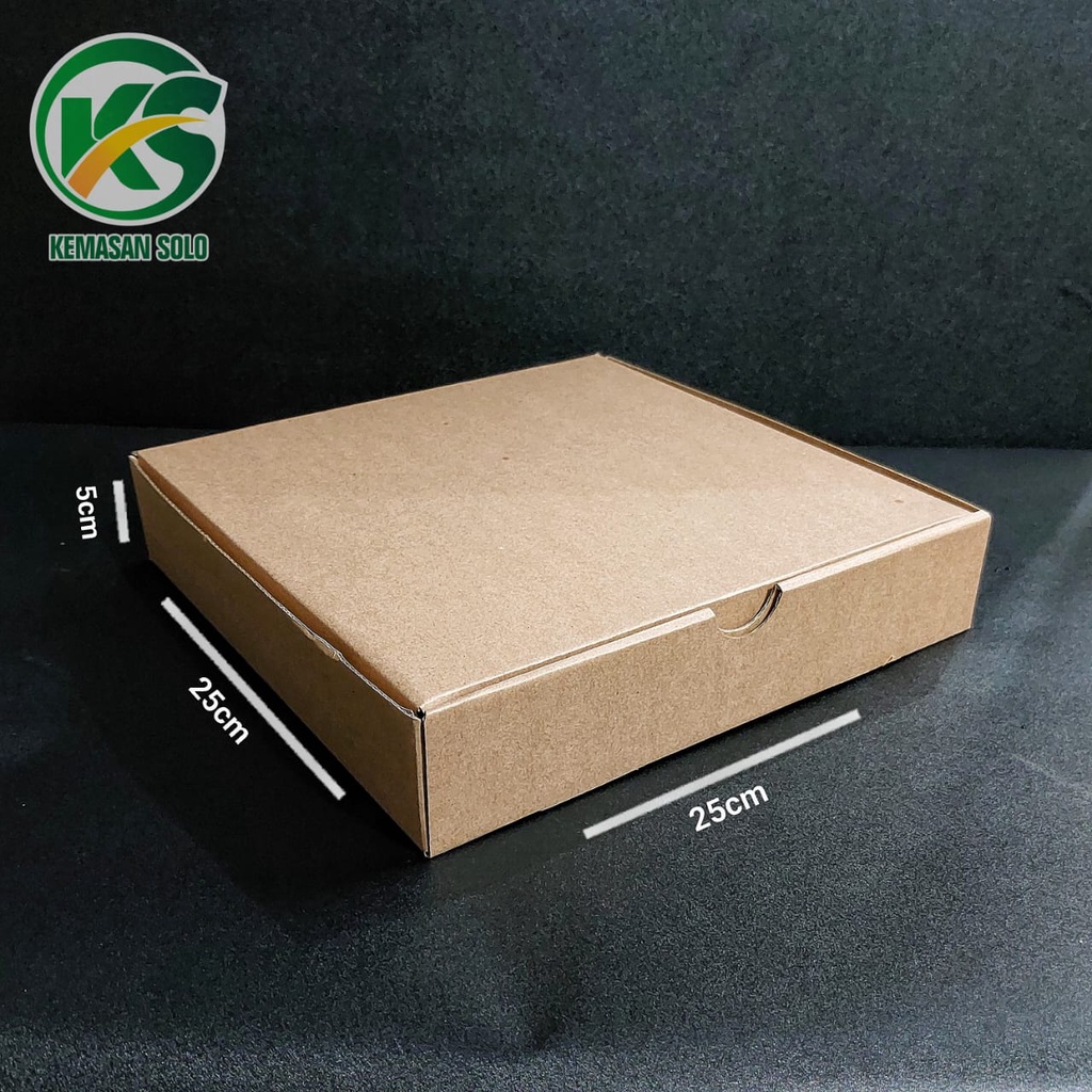 

DUS BOX KOTAK PIZZA HAMPERS KARDUS KARTON PACKAGING 25x25x5