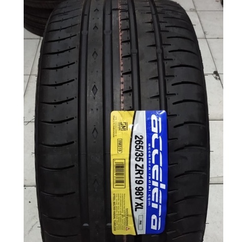 Ban Mobil Tubles Radial Ring 19 265/35 Murah Merk ACCELERA PHI 265 35 R19 Untuk Velg Ring19 Murah