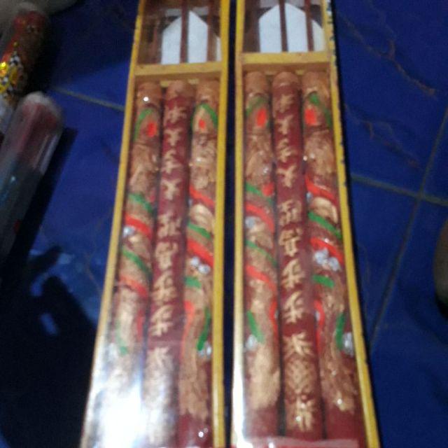 Hio Dupa Naga 3 Batang Ukuran 40cm | Sembahyang Tian Thi Kong