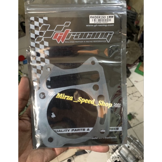 Paking Blok Alumunium 1mm Satria Fu Original Thailand