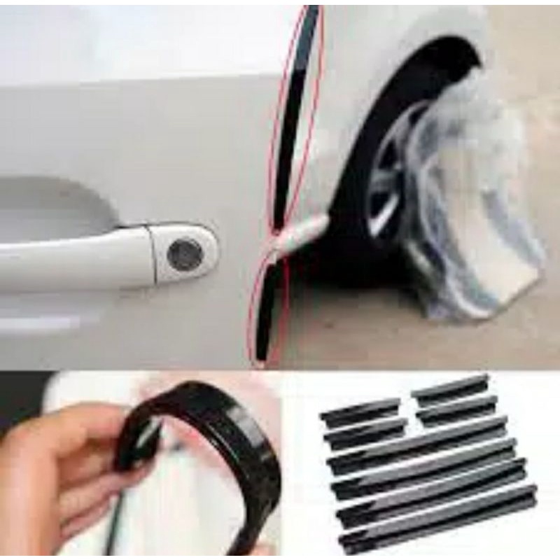 SLIM DOOR GUARD PELINDUNG PINTU MOBIL 1 SET ISI 8 PCS MURAH