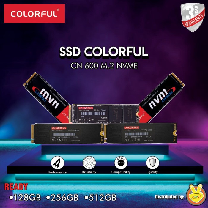 COLORFUL SSD 128GB NVME CN600 128 GB NVME M2 New