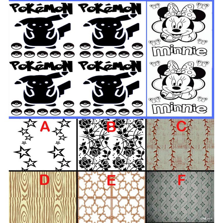 [ [PROMO]] Roll Pattern Wallpaper atau Roll Cat Motif