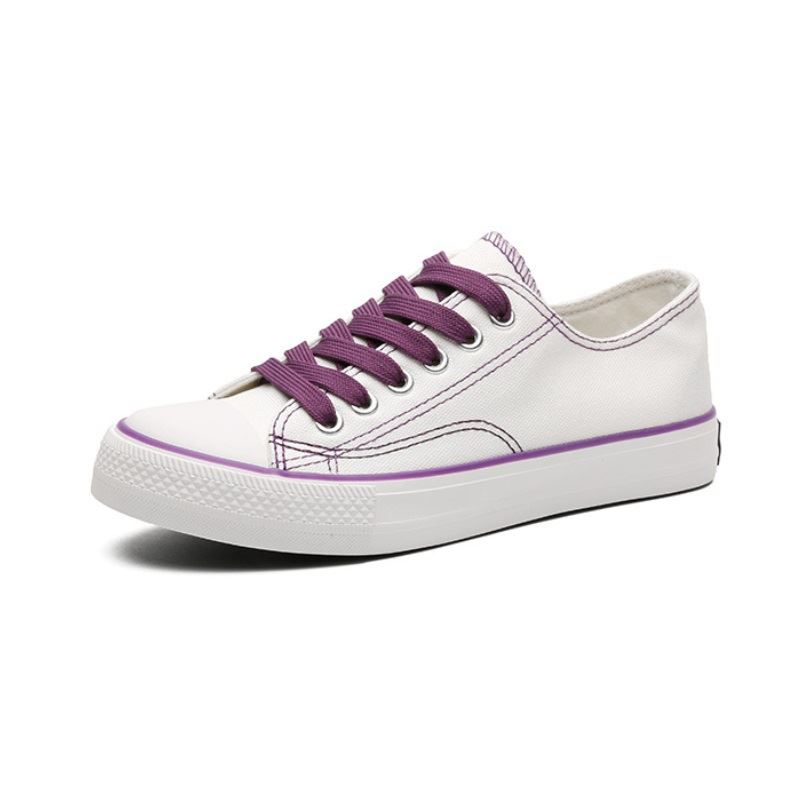 BJS7102 - ORANGE/PINK/PURPLE - Sepatu Sneakers Jalan Import Wanita Terbaru SEPATU WANITA SNEAKERS TALI FLAT FASHION IMPORT TERMURAH TERLARIS TERBARU BAGSTORE JAKARTA JSS7102