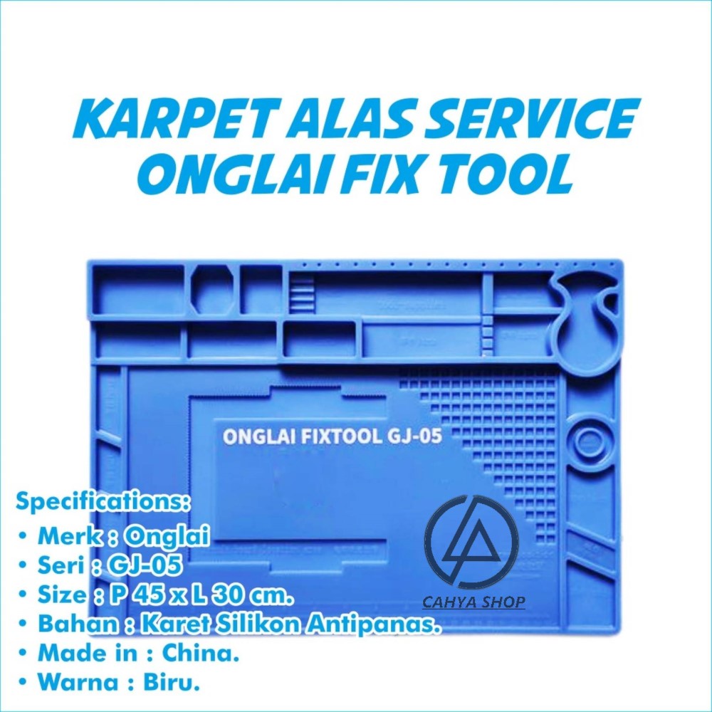 KARPET SERVICE / ALAS SERVICE/TATAKAN SERVICE/KARET ANTI PANAS/ALAS SOLDER GJ-05 TM-2