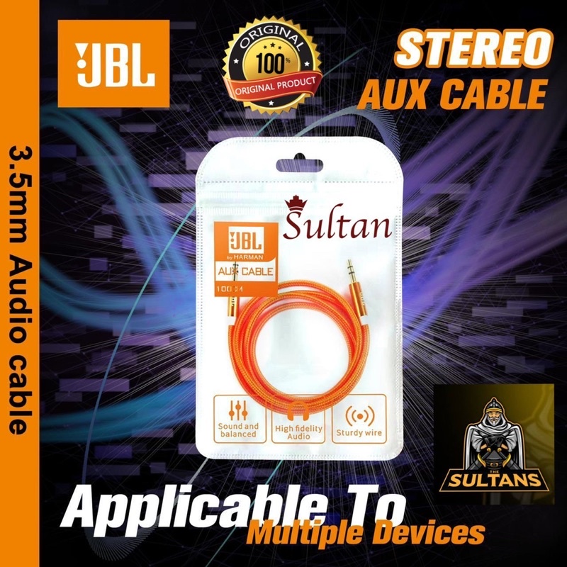 AUDIO CABLE AUX 3.5MM JB KABEL AUDIO AUX 3.5MM PROMO SEN