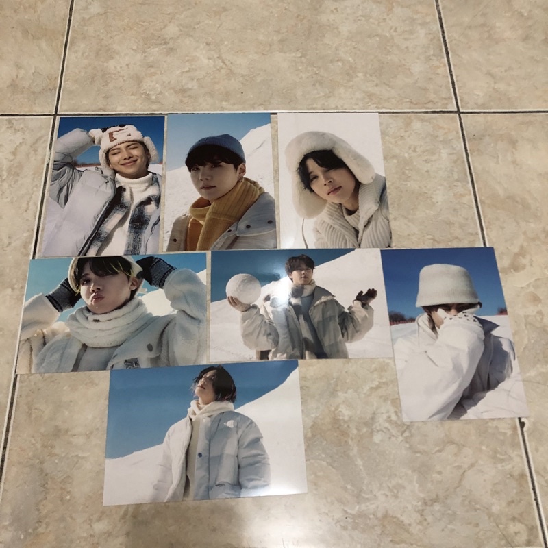 4x6 PHOTO SET PHOTOSET BTS WINPACK WINTER PACKAGE 2021
