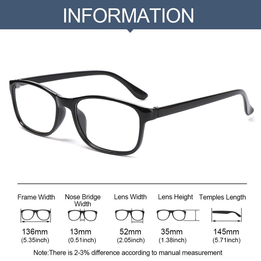 Lily Kacamata Baca Lansia Aksesoris+1.00~+ 4.0 Diopter Ultra Light Resin Eyeglasses