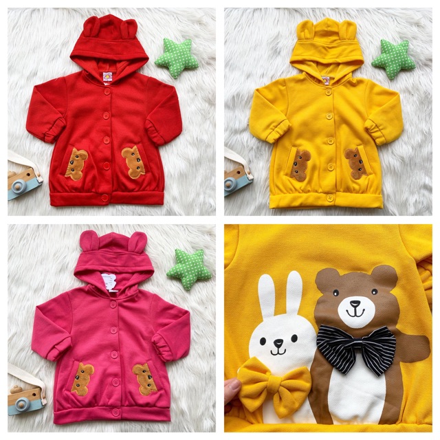 Jacket anak jaket balita anak laki laki 1- 4 tahun hoodie anak baby laki laki jaket import anak DINO HOODIE/ BEAR HOODIE