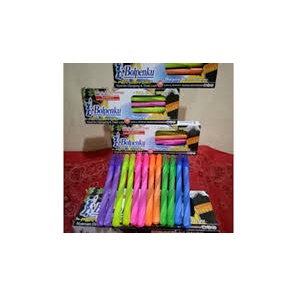 

Pulpen Bolpenku Spiral Isi 12 Pcs Ballpoint Desain Lilin